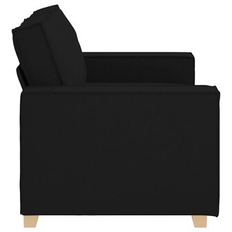 2-zitsbank Zwart 120 cm Stof 5