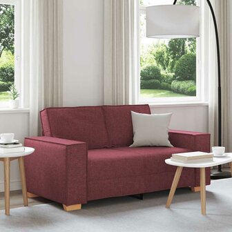 2-zitsbank Wijnrood 120 cm Stof 1