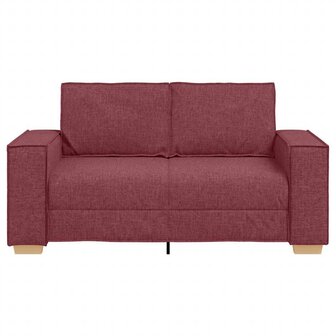 2-zitsbank Wijnrood 120 cm Stof 4