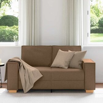 2-zitsbank Bruin 120 cm Stof 3