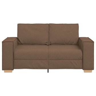 2-zitsbank Bruin 120 cm Stof 4