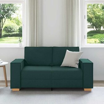 2-zitsbank Donkergroen 120 cm Stof 3