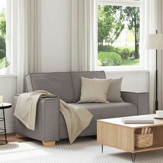 2-zitsbank Taupe 120 cm Stof 1