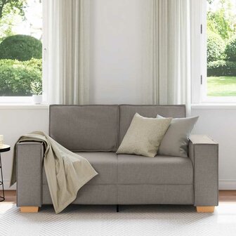 2-zitsbank Taupe 120 cm Stof 3
