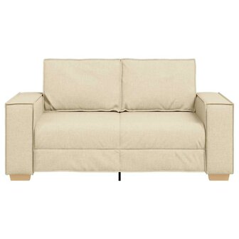2-zitsbank Cr&egrave;me 120 cm Stof 4