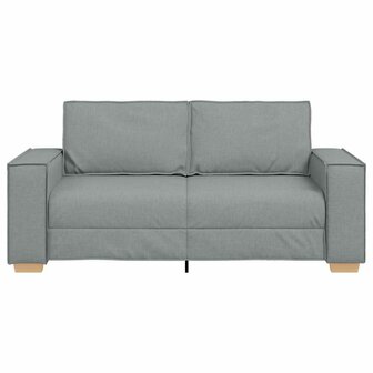 2-zitsbank Lichtgrijs 140 cm Stof 4