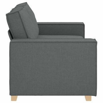 2-zitsbank Donkergrijs 140 cm Stof 5