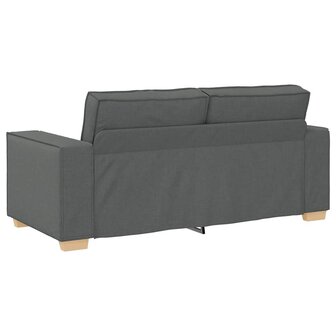 2-zitsbank Donkergrijs 140 cm Stof 6