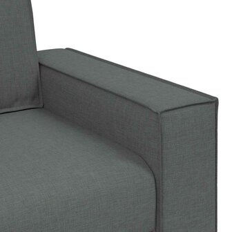 2-zitsbank Donkergrijs 140 cm Stof 7