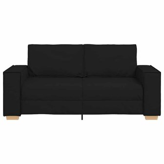 2-zitsbank Zwart 140 cm Stof 4