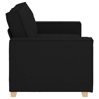 2-zitsbank Zwart 140 cm Stof 5