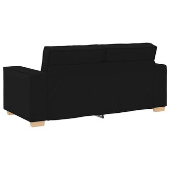 2-zitsbank Zwart 140 cm Stof 6