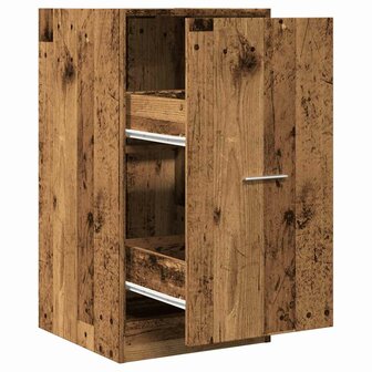 Apothekerskast 40x41x77,5 cm bewerkt hout oud houtkleurig 2