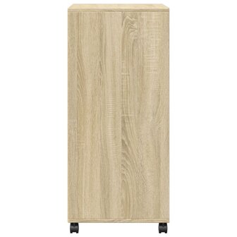 Rolkast 55x40x91 cm bewerkt hout sonoma eikenkleurig 5