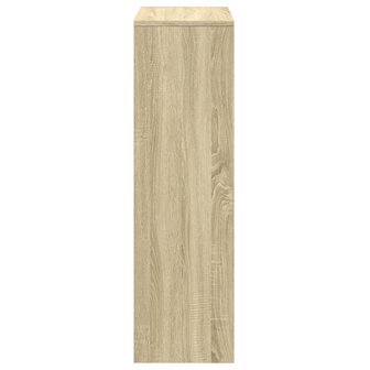 Kamerscherm / boekenkast 3-laags 99x29x99 cm hout sonoma eiken 6