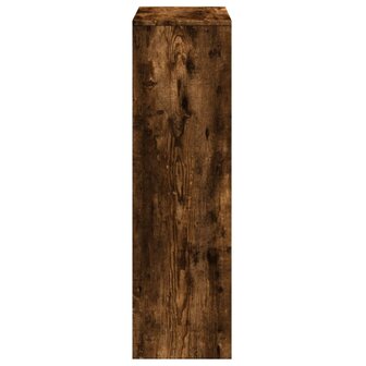 Kamerscherm / boekenkast 3-laags 99x29x99 cm hout gerookt eiken 6