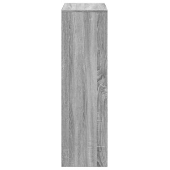 Kamerscherm / boekenkast 3-laags 99x29x99 cm hout grijs sonoma 6