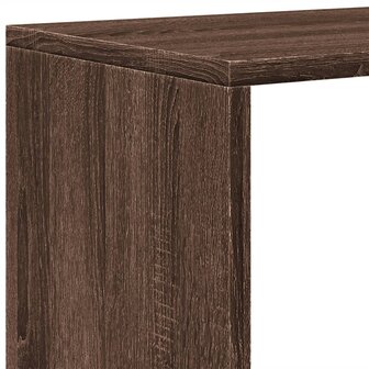 Kamerscherm / boekenkast 3-laags 99x29x99 cm hout bruin eiken 9