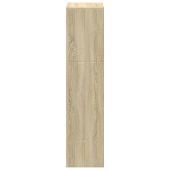 Kamerscherm / boekenkast 123x29x123 cm hout sonoma eiken 6