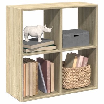 Kamerscherm / boekenkast 69,5x29x69,5 cm hout sonoma eikenkleur 1