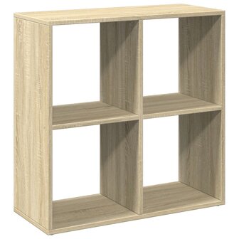 Kamerscherm / boekenkast 69,5x29x69,5 cm hout sonoma eikenkleur 2