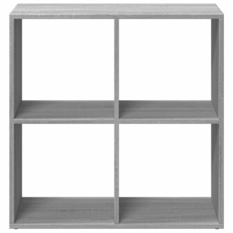 Kamerscherm / boekenkast 69,5x29x69,5 cm hout grijs sonoma 5