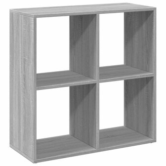 Kamerscherm / boekenkast 69,5x29x69,5 cm hout grijs sonoma 7