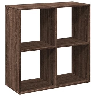 Kamerscherm / boekenkast 69,5x29x69,5 cm hout bruin eikenkleur 2