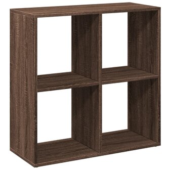 Kamerscherm / boekenkast 69,5x29x69,5 cm hout bruin eikenkleur 7