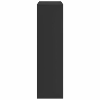 Kamerscherm / boekenkast 69,5x29x103,5 cm bewerkt hout zwart 6