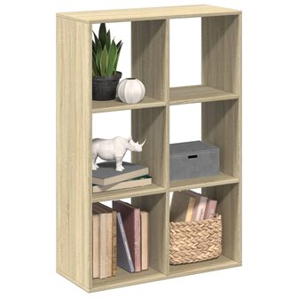 Kamerscherm / boekenkast 69,5x29x103,5 cm hout sonoma eiken 1
