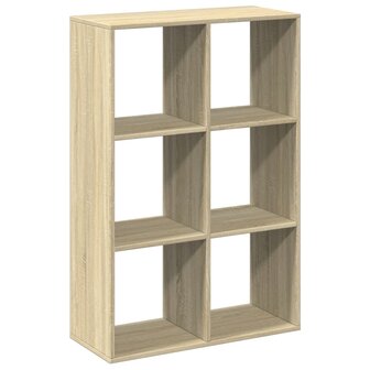 Kamerscherm / boekenkast 69,5x29x103,5 cm hout sonoma eiken 2
