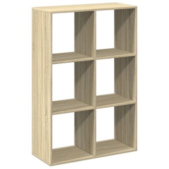 Kamerscherm / boekenkast 69,5x29x103,5 cm hout sonoma eiken 7