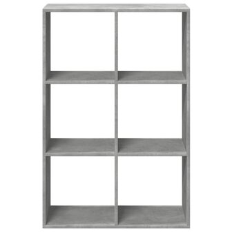 Kamerscherm / boekenkast 69,5x29x103,5 cm hout betongrijs 5