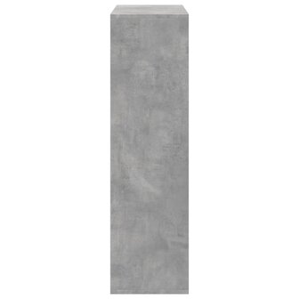 Kamerscherm / boekenkast 69,5x29x103,5 cm hout betongrijs 6