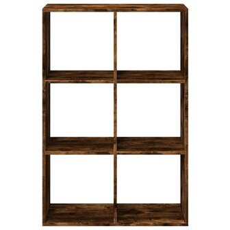 Kamerscherm / boekenkast 69,5x29x103,5 cm hout gerookt eiken 5