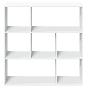 Kamerscherm / boekenkast 102x29x103,5 cm bewerkt hout wit 5