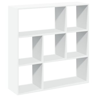 Kamerscherm / boekenkast 102x29x103,5 cm bewerkt hout wit 7