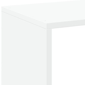 Kamerscherm / boekenkast 102x29x103,5 cm bewerkt hout wit 9