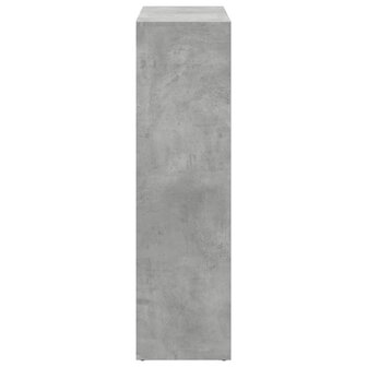 Kamerscherm / boekenkast 102x29x103,5 cm hout betongrijs 6