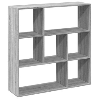 Kamerscherm / boekenkast 102x29x103,5 cm hout grijs sonoma 2