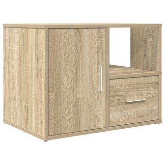 Hoekkast 160x40x45 cm bewerkt hout sonoma eikenkleurig 6