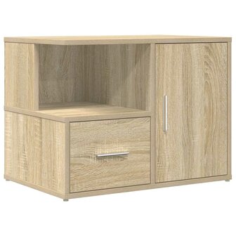Hoekkast 160x40x45 cm bewerkt hout sonoma eikenkleurig 8