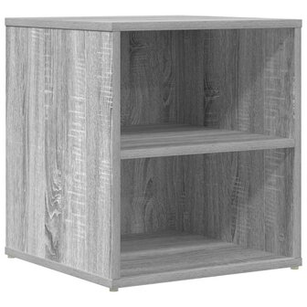 Hoekkast 200x40x45 cm bewerkt hout grijs sonoma eikenkleurig 7