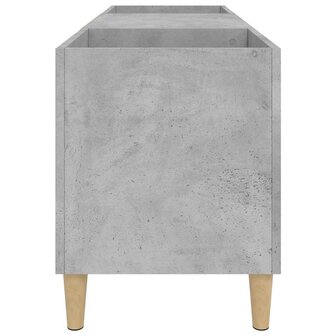 Platenkast 121x38x48 cm bewerkt hout betongrijs 6