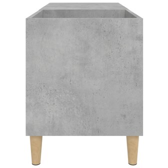 Platenkast 84,5x38x48 cm bewerkt hout betongrijs 6