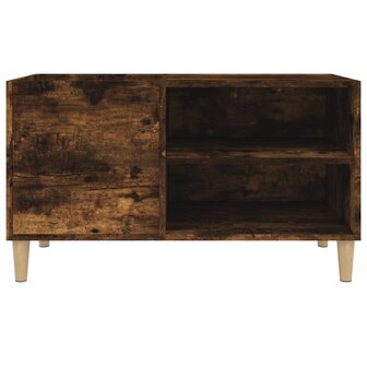 Platenkast 84,5x38x48 cm bewerkt hout gerookt eikenkleurig 5