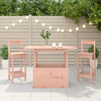 Tuintafel 100x50x75 cm massief douglashout 4