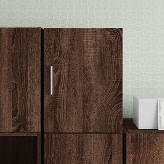 Wandkast 30x42,5x40 cm bewerkt hout bruin eikenkleur 1