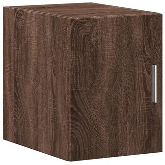 Wandkast 30x42,5x40 cm bewerkt hout bruin eikenkleur 2